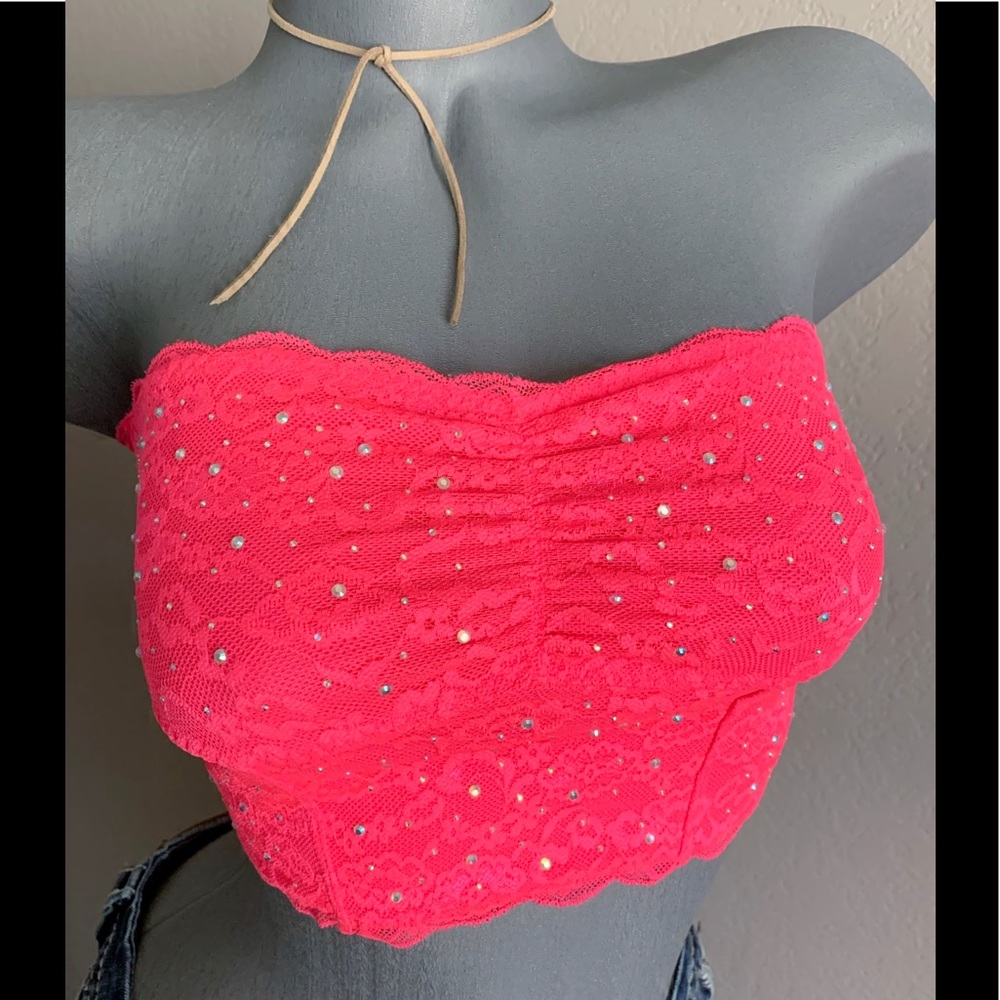 Victoria’s Secret Pink lace bandeau